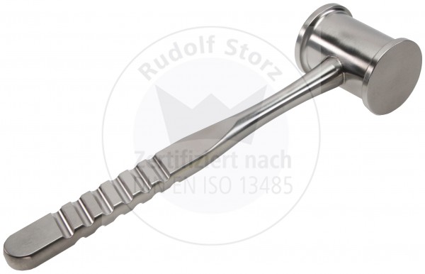 Mallet, Stainless Steel Head, Head Weight g, Stainless Steel Handle with Recessed Grips, massive