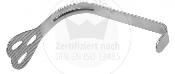 WIEDER Tongue Depressor, with strongly curved horn
